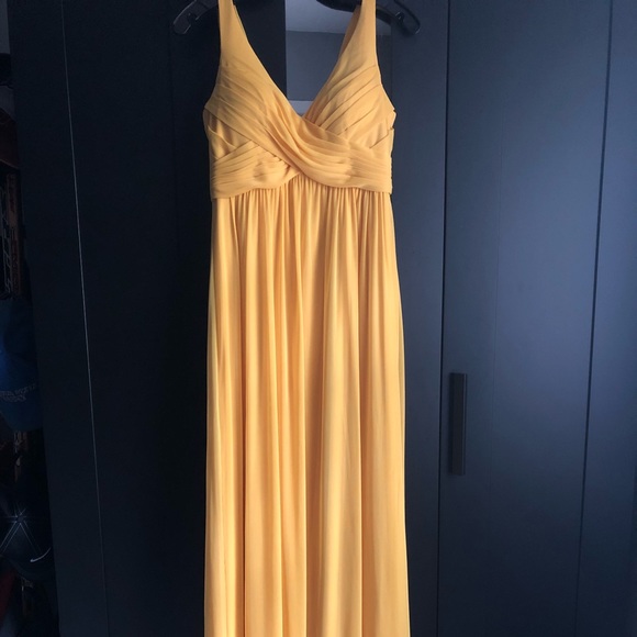 sunflower color bridesmaid dresses